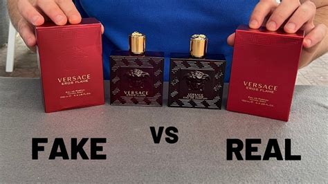 REAL VS. FAKE VERSACE EROS FLAME! .